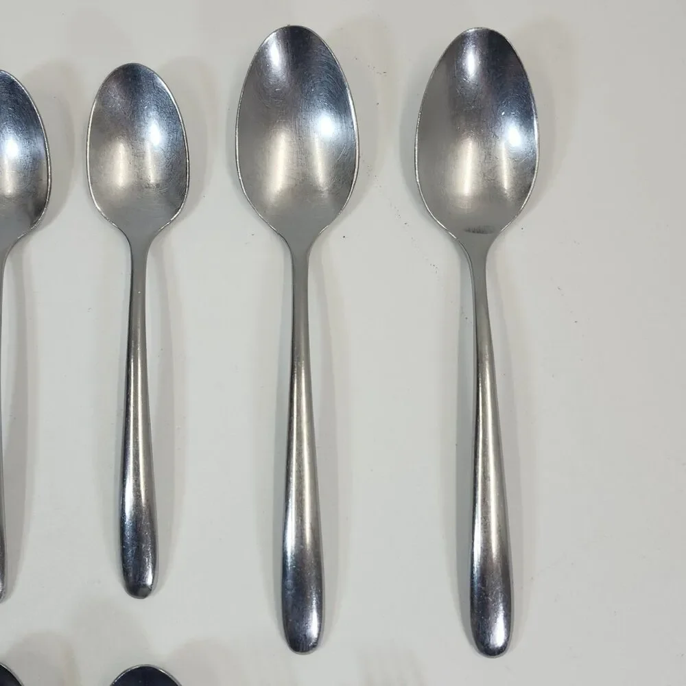 Hampton Silversmiths Slope Stainless Flatware 14 Piece Set 2 Place Settings etc